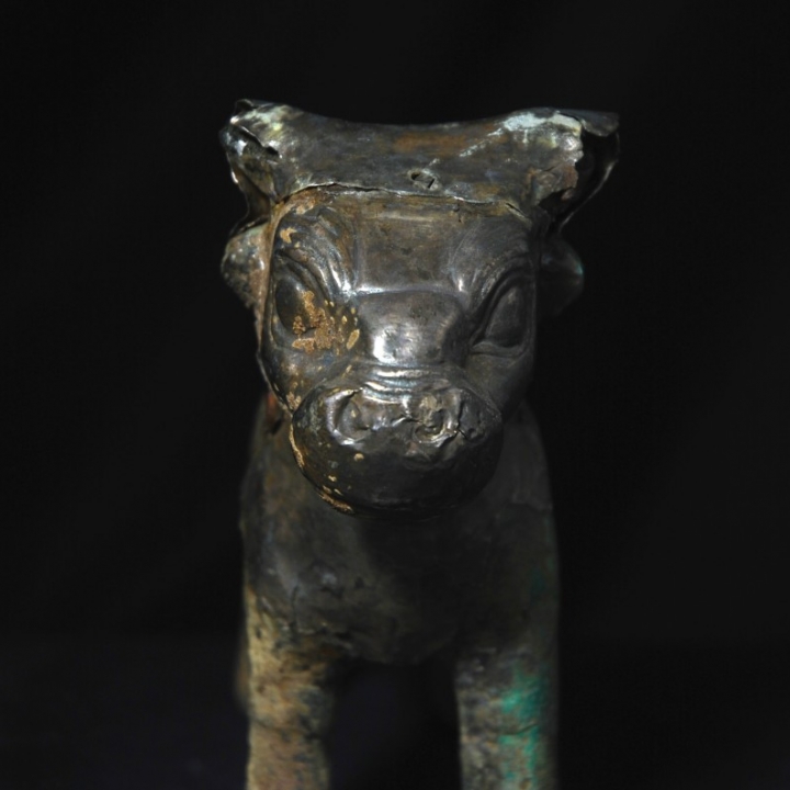 Canaanite Bronze Bull with Silver Coating – Christoph Bacher