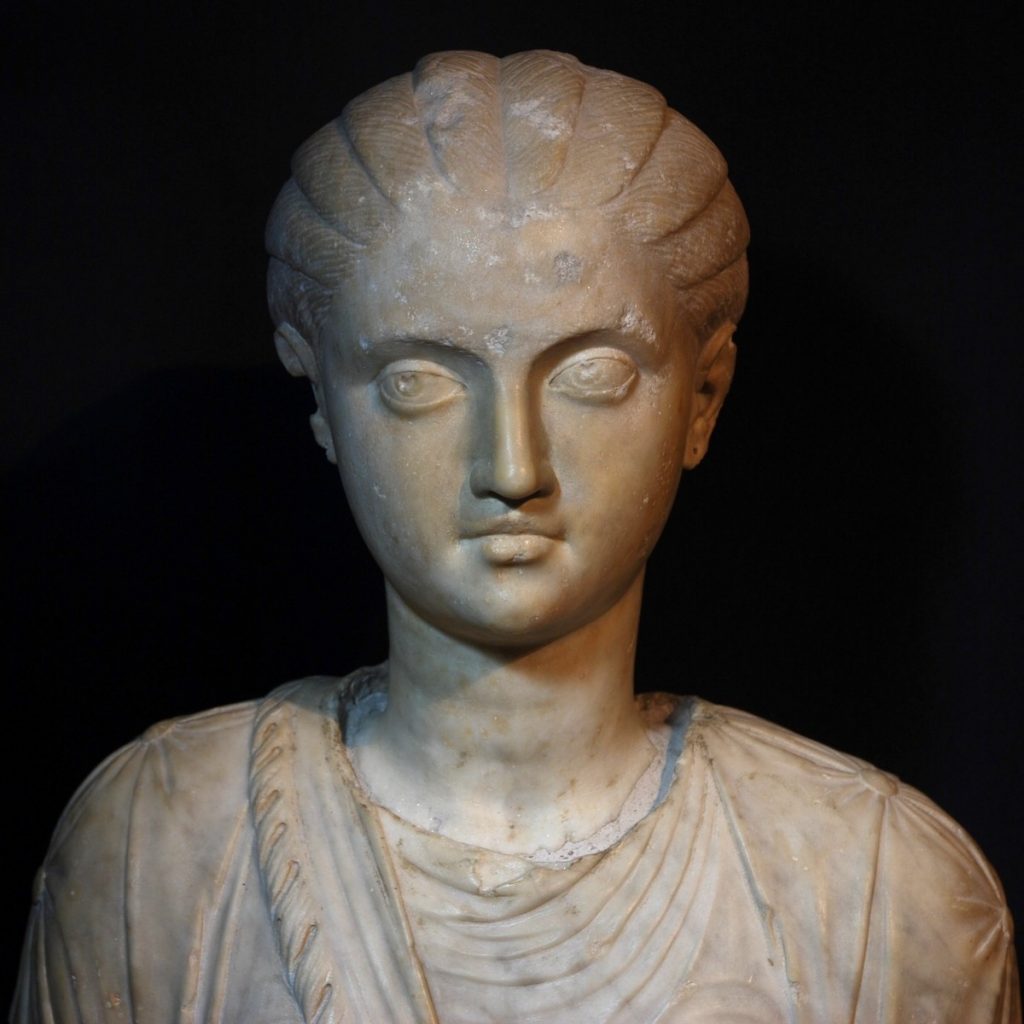 Roman Marble Bust of a Girl with the Features of Fulvia Plautilla ...