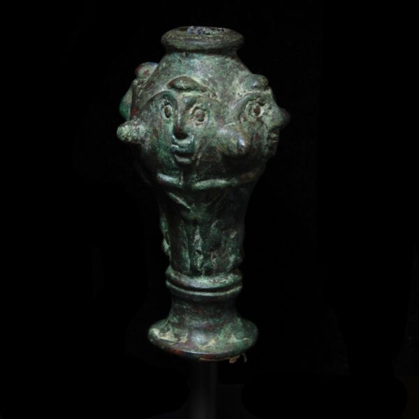 Luristan Bronze Mace Head With A Sculptural Group – Christoph Bacher