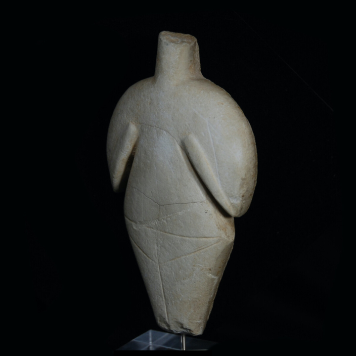 Large Marble Torso Of A Kiliya Idol – Christoph Bacher